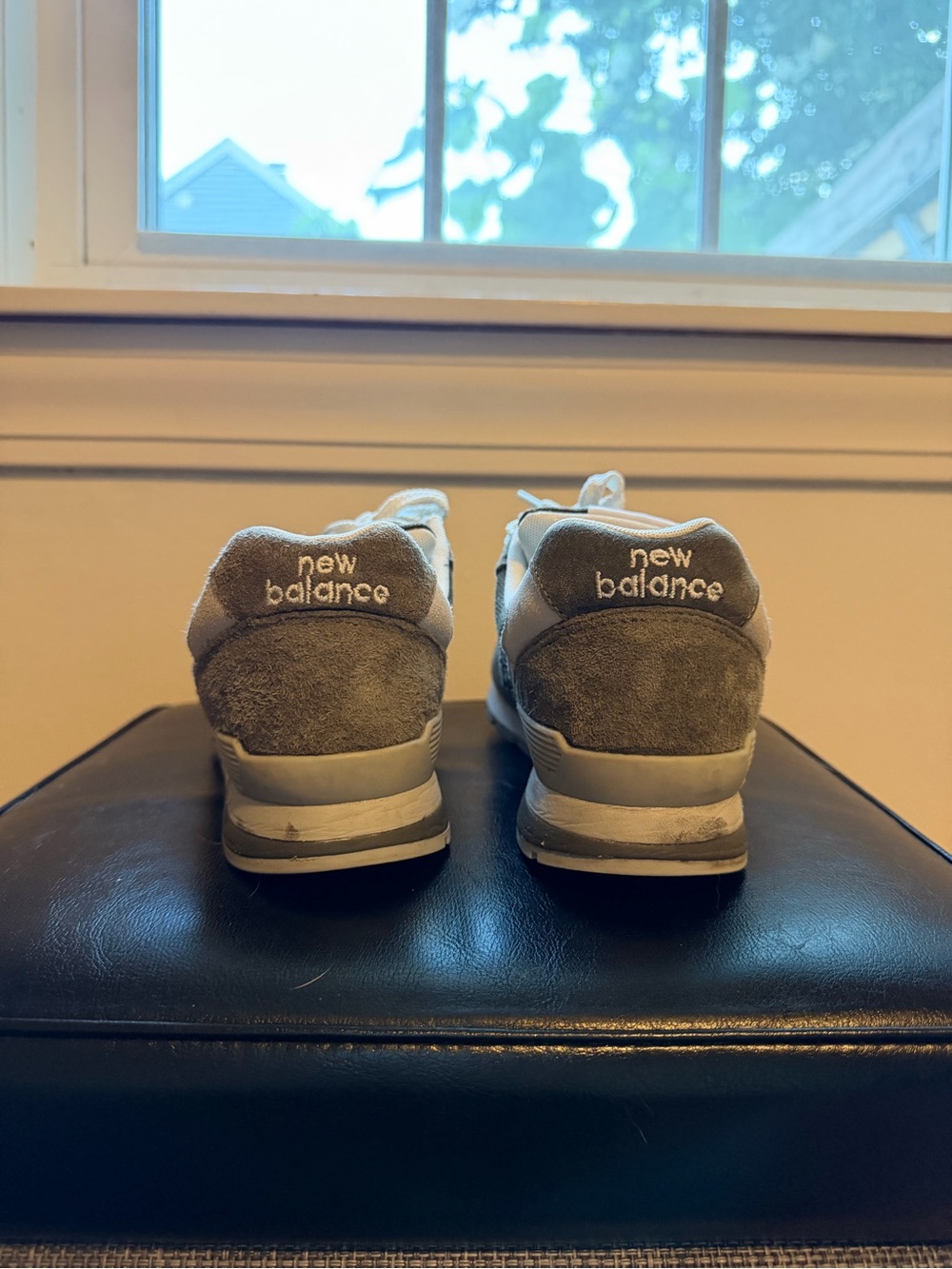 New Balance 996 Khaki Green Suede & Mesh - Picture 5 of 5
